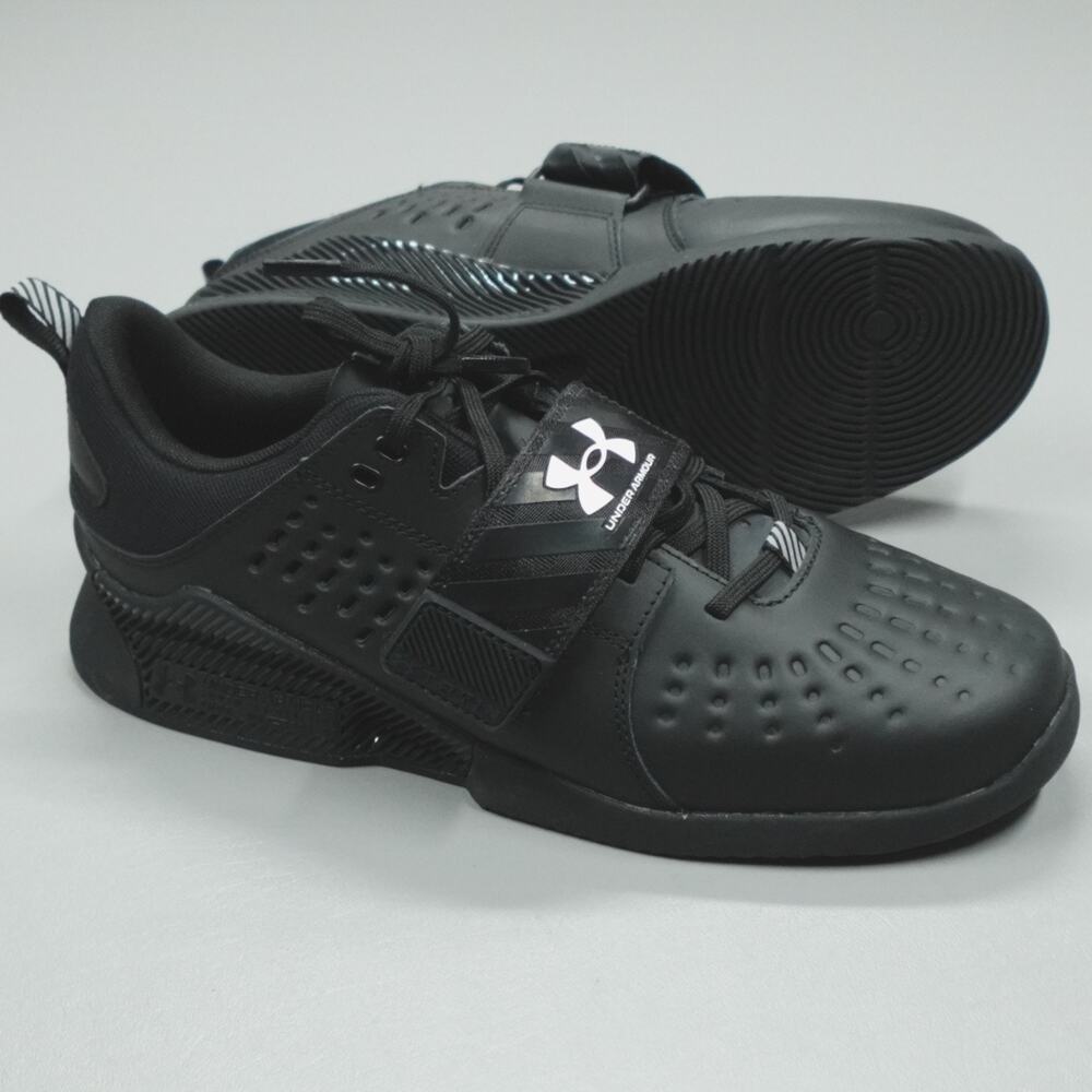 Under Armour Reign Lifter Weightlifting Gym Shoes Men's 11.5 Black 3028028-001
